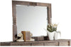 Reclaimed Oak Finish Rectangular Mirror - Montana Home & Kitchen Co.