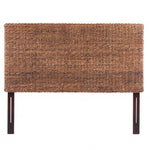 Rustic Woven Banana Leaf Headboard Straight King Size - Montana Home & Kitchen Co.