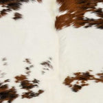 Salt & Pepper Cowhide Rug - Chocolate & White 72" X 84" - Montana Home & Kitchen Co.