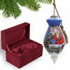 Santa on the Chimney Hand Painted Mouth Blown Glass Ornament - Montana Home & Kitchen Co.