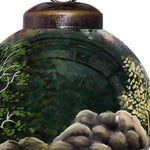 Scenic Life is Better at the Cabin Hand Painted Mouth Blown Glass Ornament - Montana Home & Kitchen Co.