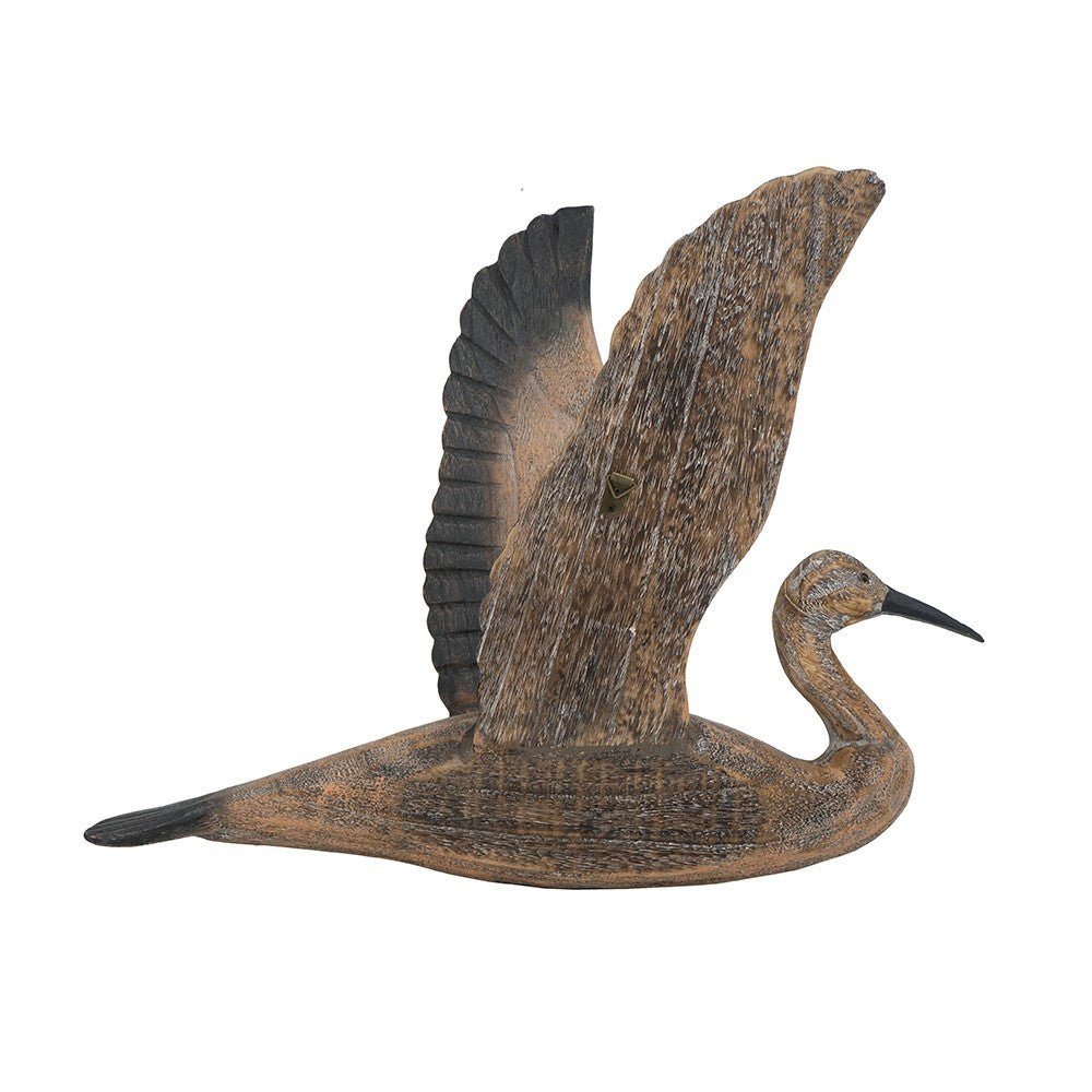 Set of Three Flying Geese Carved Wood 3D Wall Art - Montana Home & Kitchen Co.