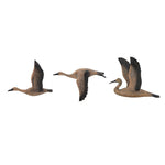 Set of Three Flying Geese Carved Wood 3D Wall Art - Montana Home & Kitchen Co.