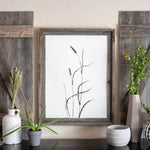 Set of Two 36" X 14" Gray Solid Wood Wall Decor - Montana Home & Kitchen Co.