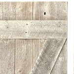 Set Of Two Rustic Weathered Grey Wood Decorative Window Shutters - Montana Home & Kitchen Co.