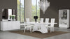 Seven Piece White Dining Set with Six Chairs - Montana Home & Kitchen Co.