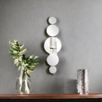 Silver and Clear Modern Bling Mirrored Wall Sconce - Montana Home & Kitchen Co.