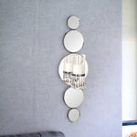 Silver and Clear Modern Bling Mirrored Wall Sconce - Montana Home & Kitchen Co.