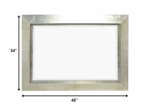 Silver Rectangle Accent Metal Mirror - Montana Home & Kitchen Co.