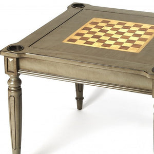 Silver Satin Multi Game Table - Montana Home & Kitchen Co.