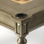 Silver Satin Multi Game Table - Montana Home & Kitchen Co.