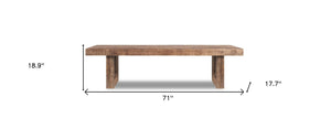 Solid Mango Wood Dining Bench - Montana Home & Kitchen Co.