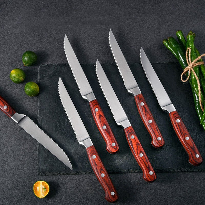 Steak Knife Set - Six (6) piece - Montana Home & Kitchen Co.