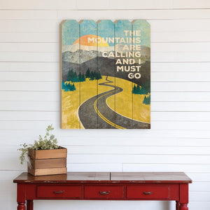 The Mountains are Calling Unframed Print Wall Art - Montana Home & Kitchen Co.