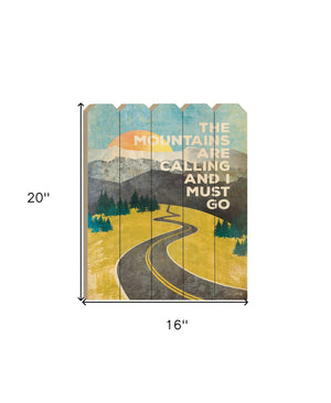 The Mountains are Calling Unframed Print Wall Art - Montana Home & Kitchen Co.