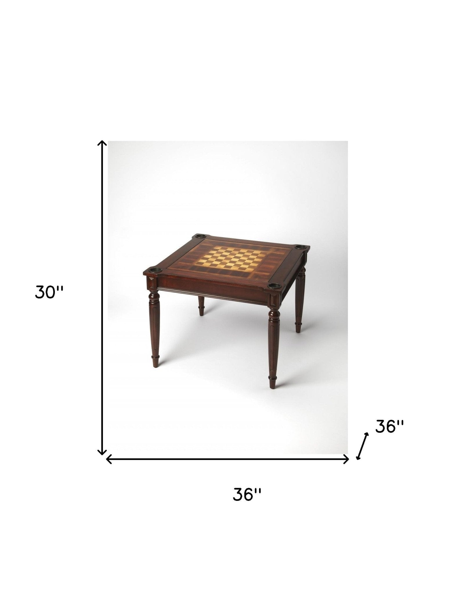 Traditional Cherry Multi Game Table - Montana Home & Kitchen Co.