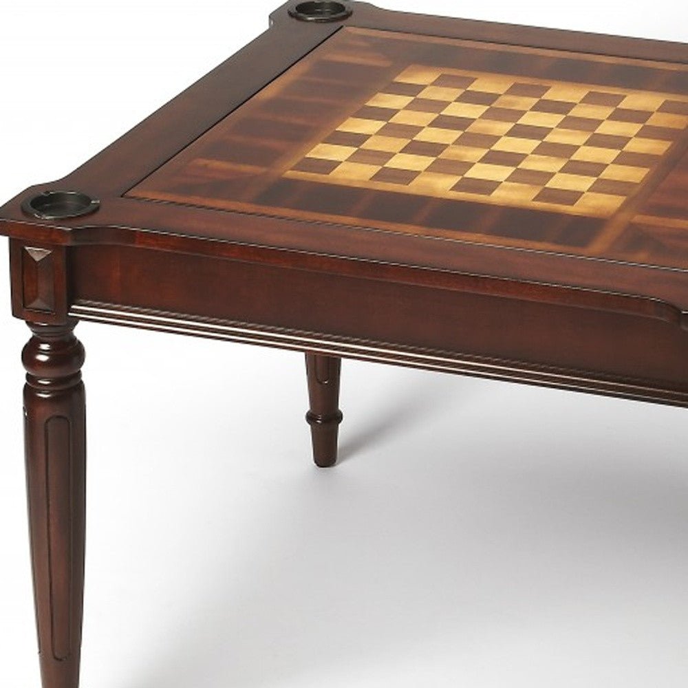 Traditional Cherry Multi Game Table - Montana Home & Kitchen Co.