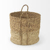 Two Tone Wicker Storage Baskets Set Of Three - Montana Home & Kitchen Co.