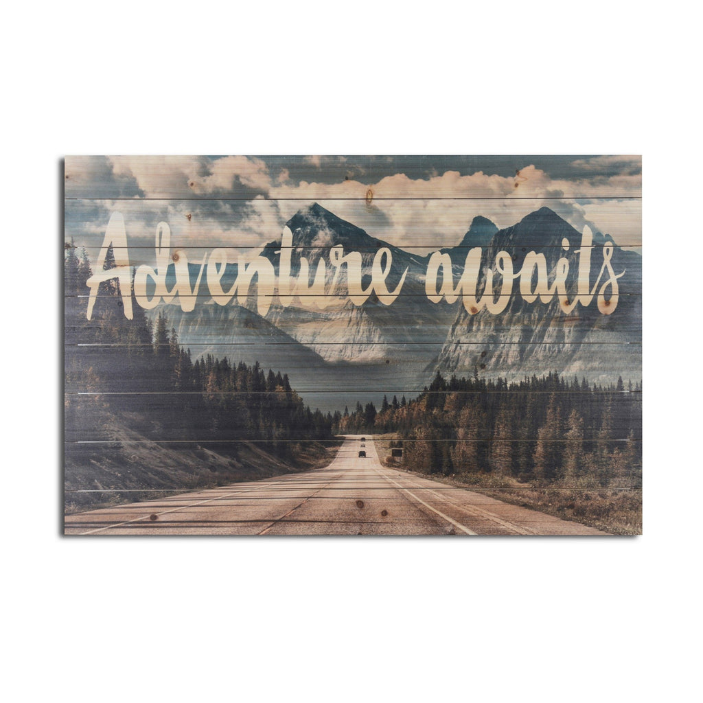 Unframed Wood Plank Photograph Wall Art - Montana Home & Kitchen Co.