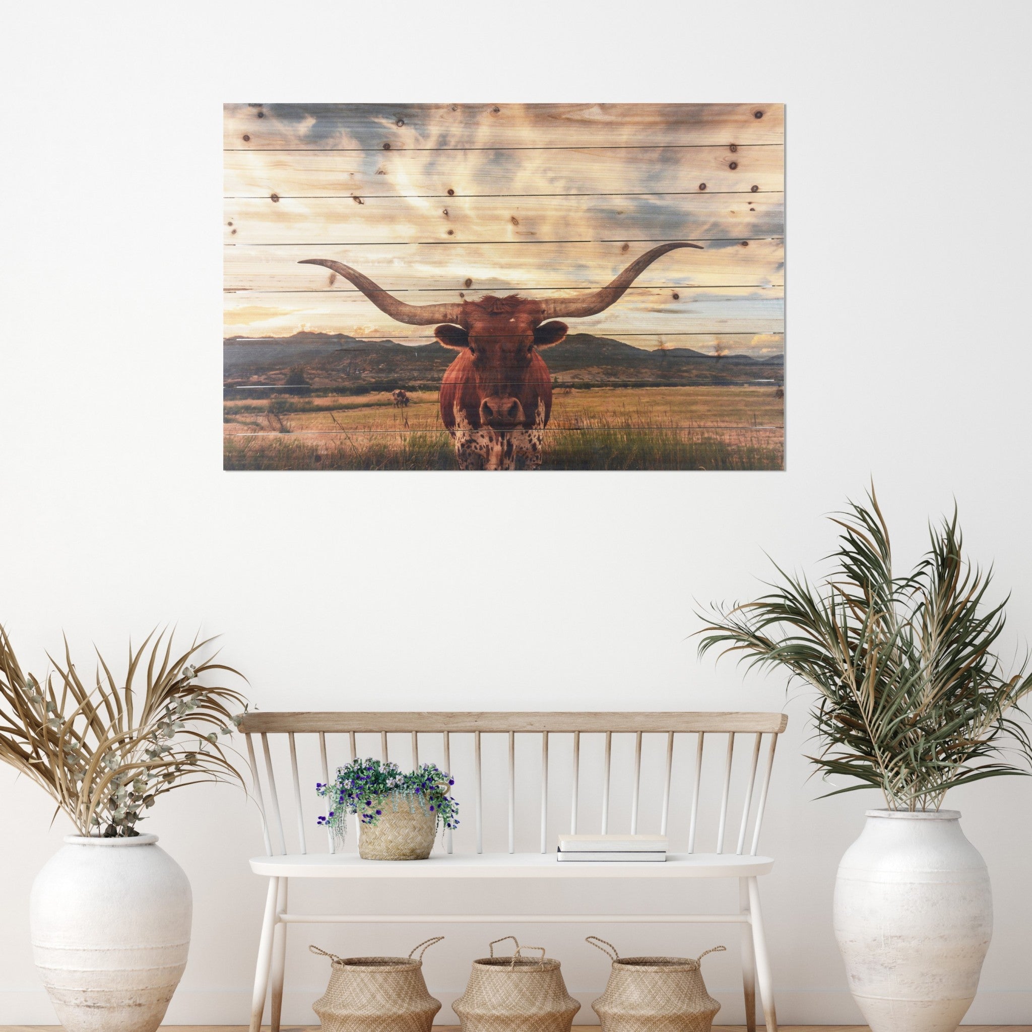 Unframed Wood Plank Photograph Wall Art - Montana Home & Kitchen Co.