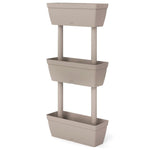 vidaXL Garden Planter 3 pcs 39.4" Taupe - Montana Home & Kitchen Co.