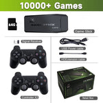 Video Game Stick Lite 4K HD Video Game M8 Console 64GB Double Wireless Controller For 10000 Retro Games Kid Xmas Gift - Montana Home & Kitchen Co.