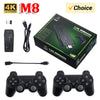 Video Game Stick Lite 4K HD Video Game M8 Console 64GB Double Wireless Controller For 10000 Retro Games Kid Xmas Gift - Montana Home & Kitchen Co.