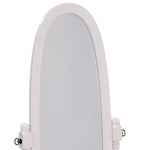 White Oval Cheval Standing Mirror - Montana Home & Kitchen Co.