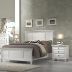 White Plantation 3 Drawer Nightstand - Montana Home & Kitchen Co.