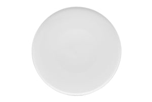 White Six Piece Round Coupe Porcelain Service For Six Dinner Plate Set - Montana Home & Kitchen Co.