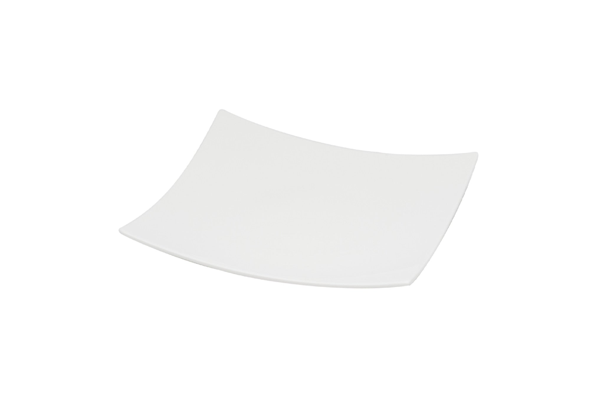 White Six Piece Square Bone China Service For Six Salad Plate Set - Montana Home & Kitchen Co.