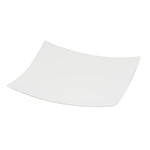 White Six Piece Square Bone China Service For Six Salad Plate Set - Montana Home & Kitchen Co.