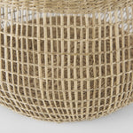 Wicker Storage Baskets With Long Handles Set Of Two - Montana Home & Kitchen Co.