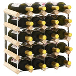 Wine Rack for 20 Bottles Solid Pinewood - Montana Home & Kitchen Co.