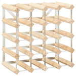 Wine Rack for 20 Bottles Solid Pinewood - Montana Home & Kitchen Co.